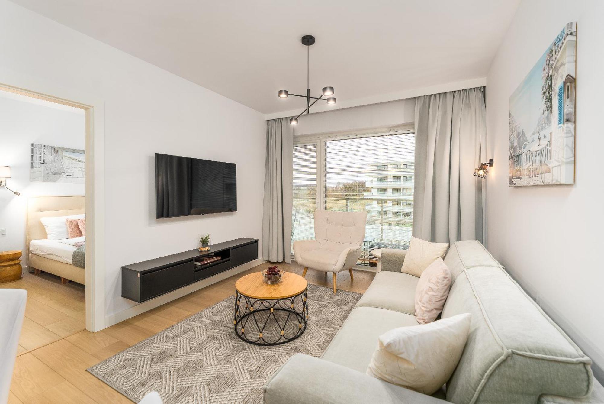 Polanki Aqua Apartamenty Nielimitowany Dostep Do Basenow Parking Free Колобжег Экстерьер фото